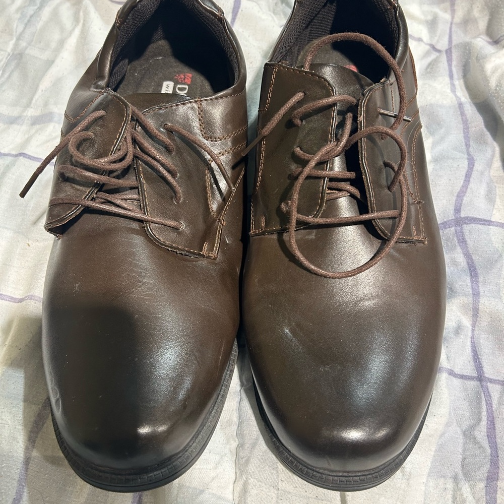 Deer Stags Rich Brown Leather Oxfords